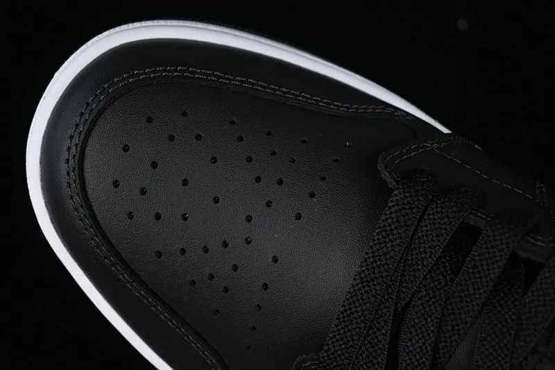 All categories Air Jordan Jordan series basketball shoes Air Jordan 1 Low G version pure original Air Jordan 1 Low AJ1 Joe 1 all black burst pattern low-top cultural casual sneakers FB9907-001